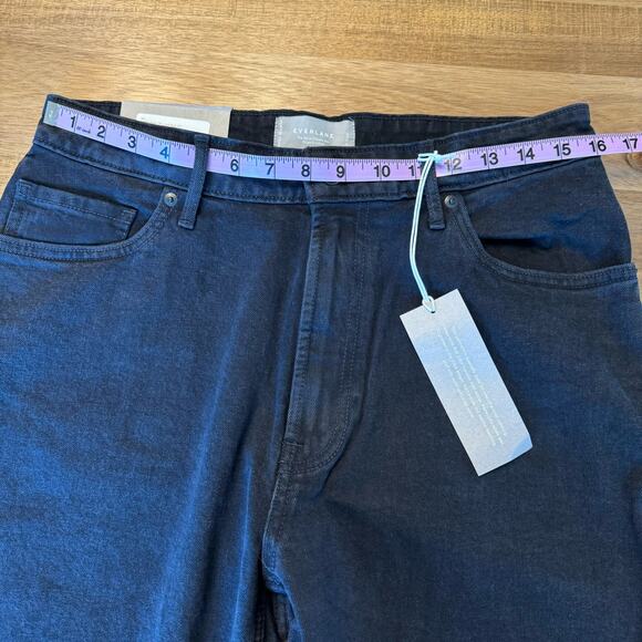 Everlane The Curvy Cheeky Jean Size 31 Crop Black Denim NWT - Picture 9 of 15